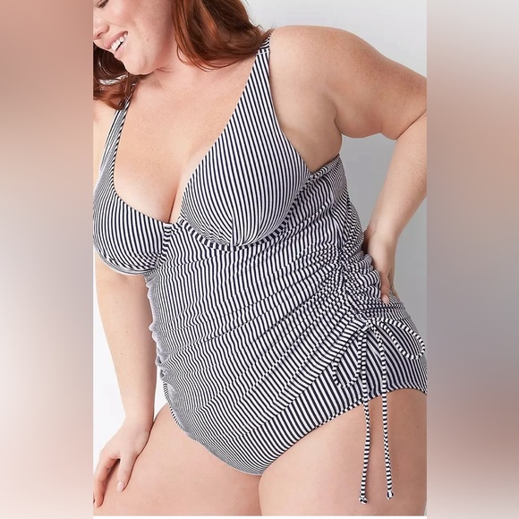 Cacique Swim Tankini Swim Top size 38DDD - Picture 2 of 11